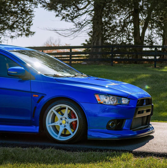 2008-2015 Mitsubishi Evolution 10 Front Lip with Splitter - Elite Style Garage