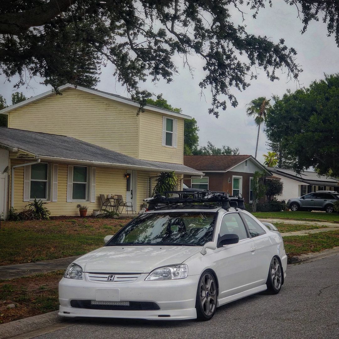 2001-2003 Honda Civic Front Lip Type 2 - Elite Style Garage