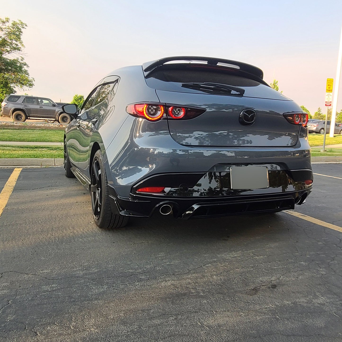 2019-2024 Mazda 3 Hatchback Rear Lip - Elite Style Garage