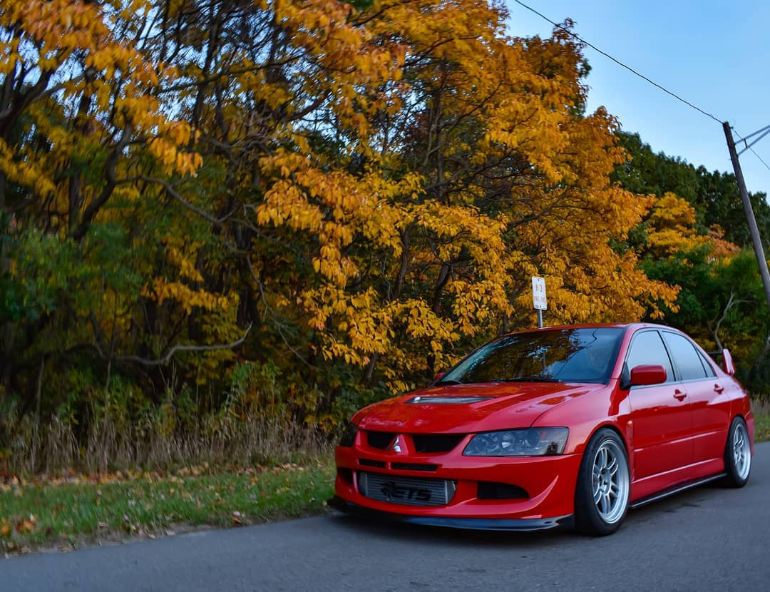 2003-2005 Mitsubishi Evolution 8 Front Lip - Elite Style Garage